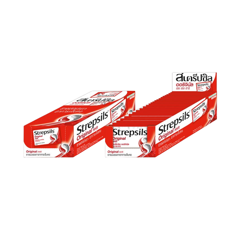 STREPSIL ซอง แดง (24ซอง) RECKITT