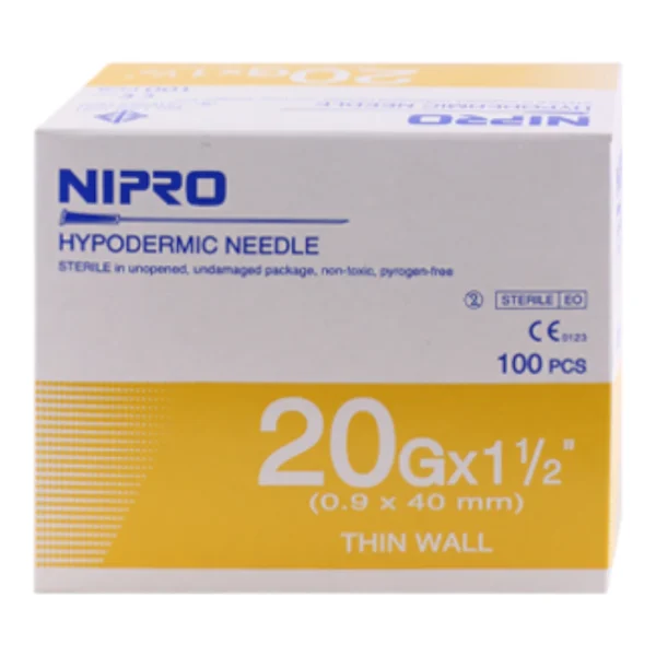 NEEDLE เบอร์20x1" NIPRO