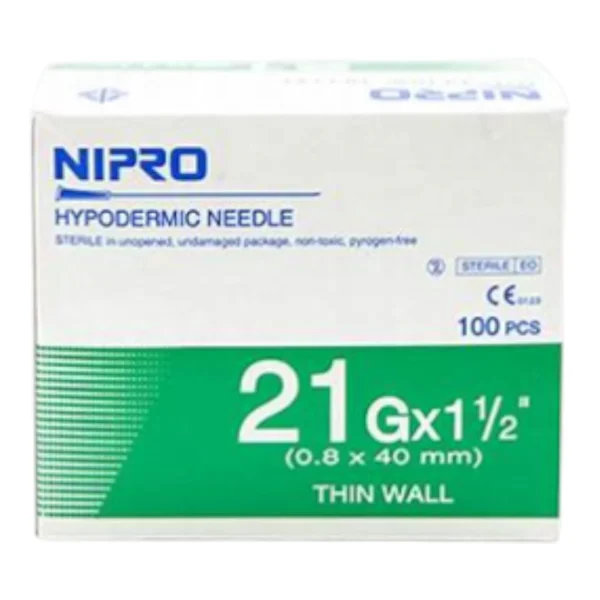 NEEDLE เบอร์21x1.5" NIPRO