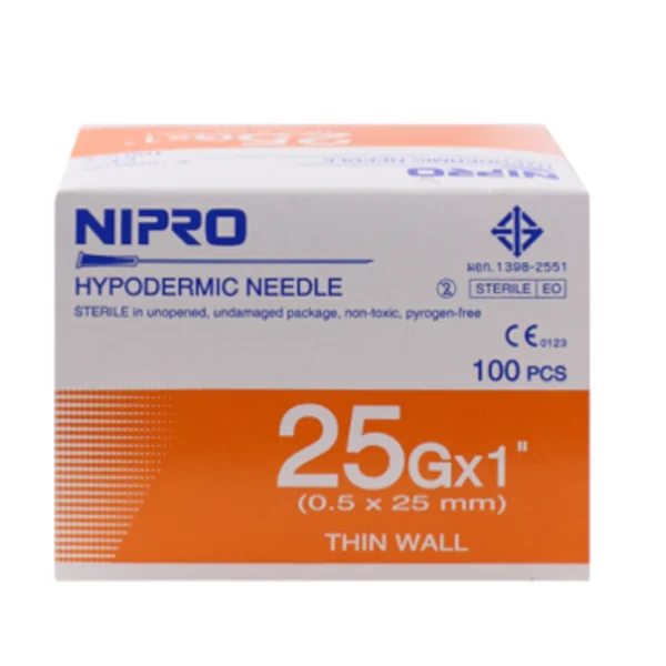 "NEEDLE เบอร์25X1"" NIPRO"