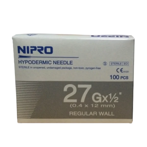 "NEEDLE เบอร์27X0.5"" NIPRO"
