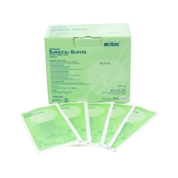 ถุงมือ STERILE MOTEX เบอร์ 7.5