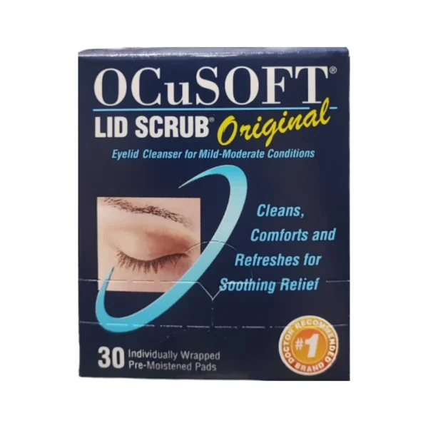 OCUSOFT ธรรมดา แผ่น (30ซอง) น้ำเงิน TRB