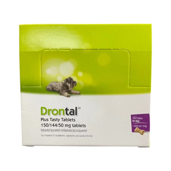 DRONTAL PLUS DOG (กล่อง102เม็ด)