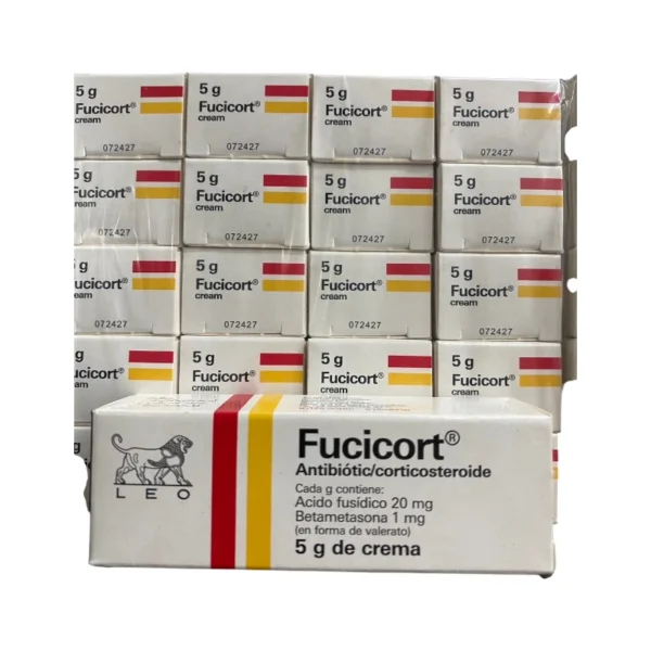 FUCICORT 5g แดงส้ม