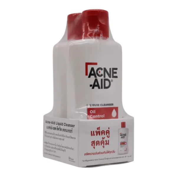 ACNE AID แดง 100ml แพ็ค2ขวด